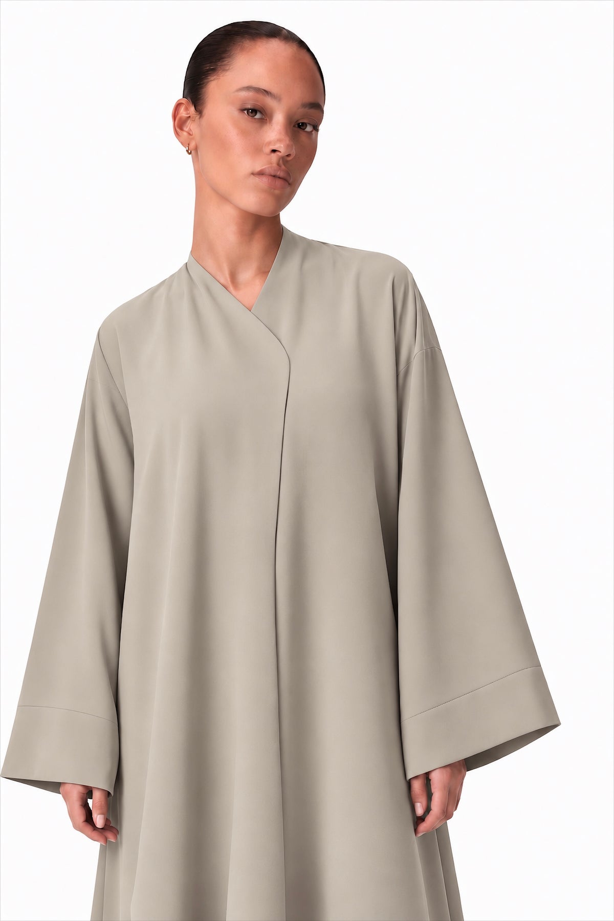 Open Aseel Curve Abaya