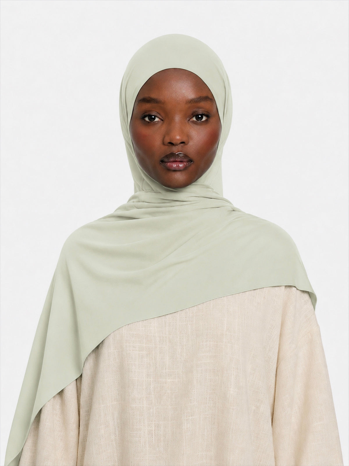 Premium Jersey Hijab Lime green