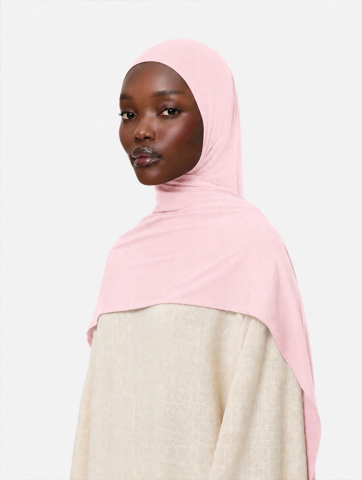 Premium Jersey Hijab Petal Pink
