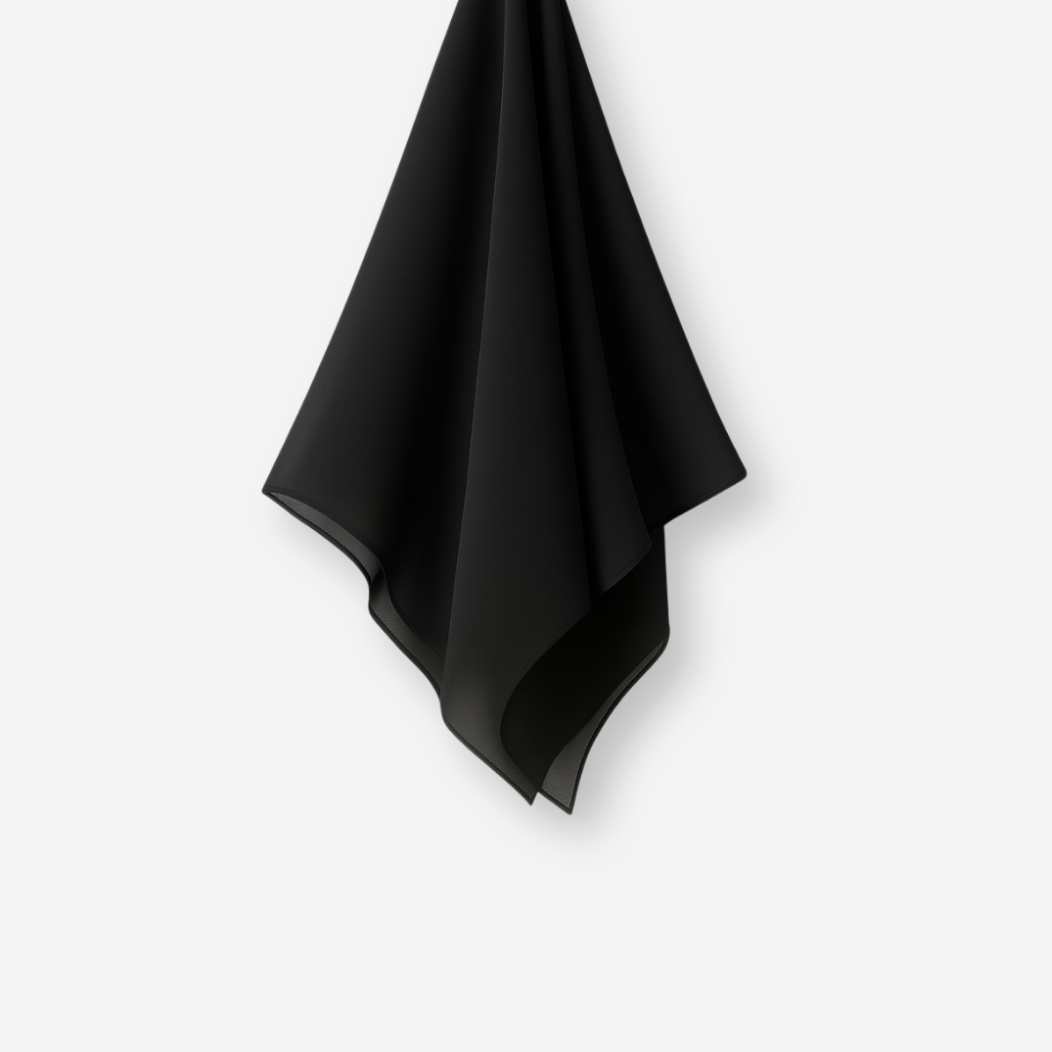 Soft Chiffon Black