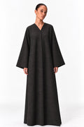 Textured Open Abaya