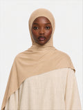 Premium Jersey Hijab Soft Tan