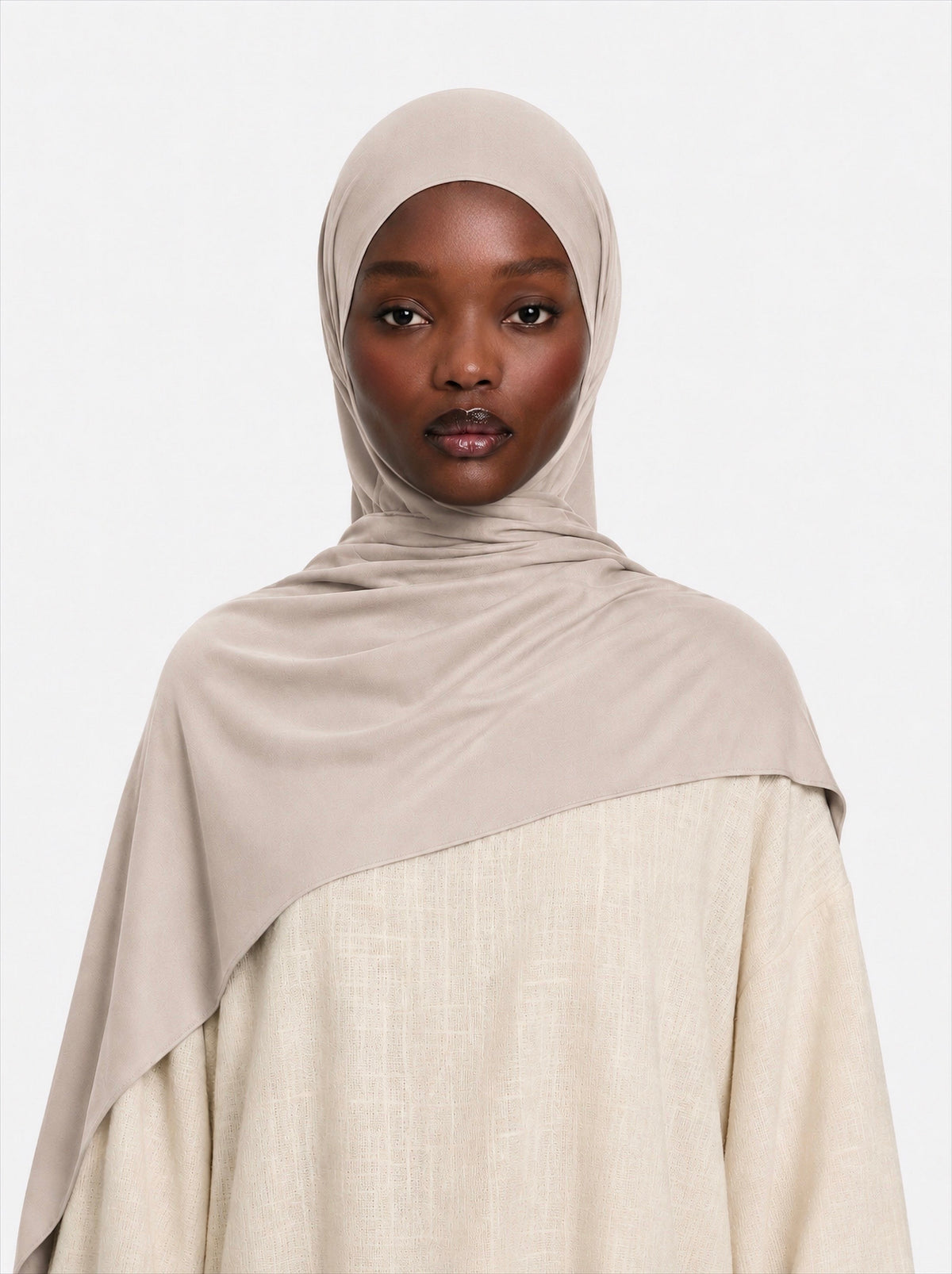 Premium Jersey Hijab Ivory