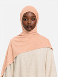 Premium Jersey Hijab Apricot