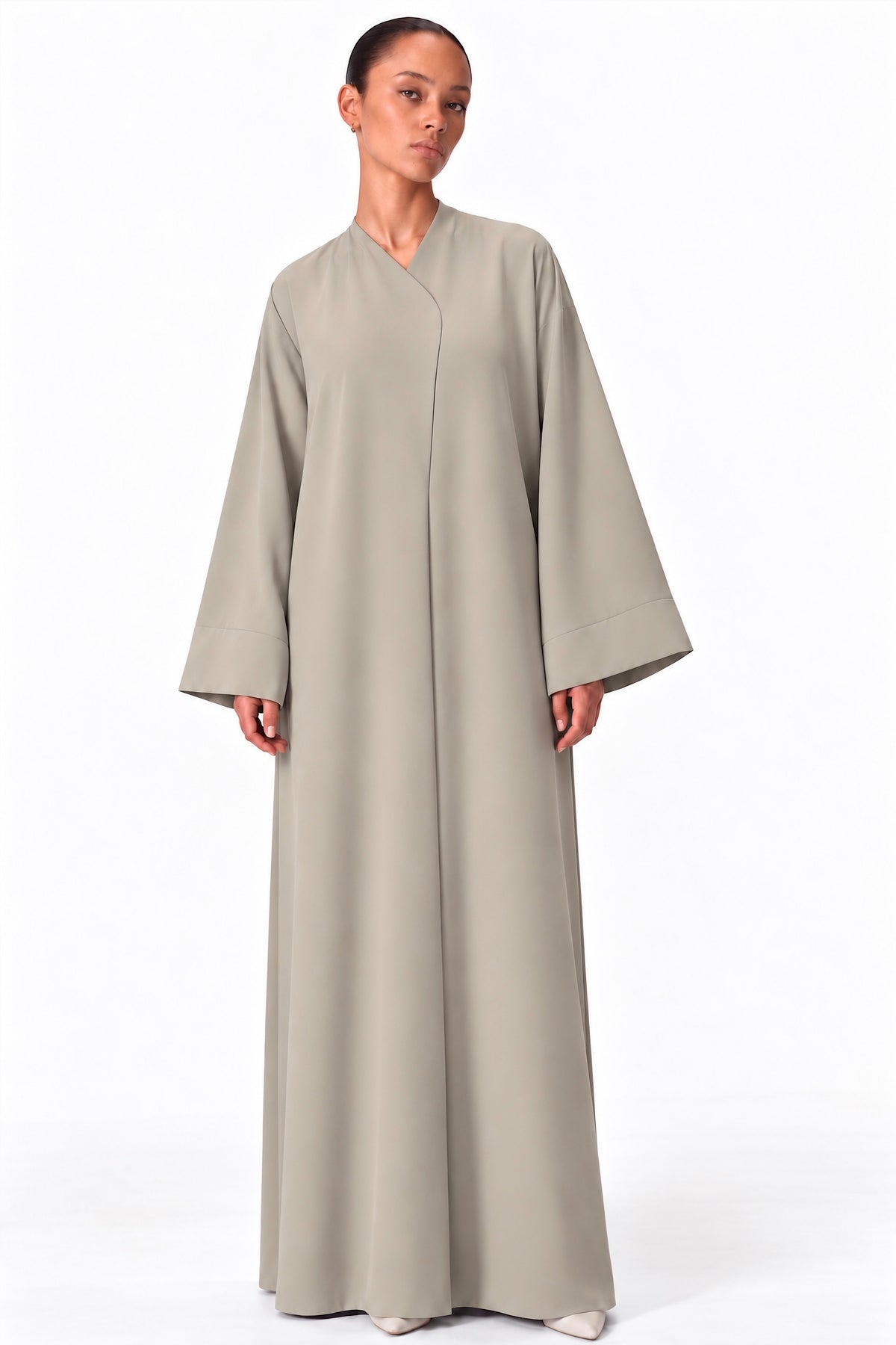 Open Aseel Curve Abaya