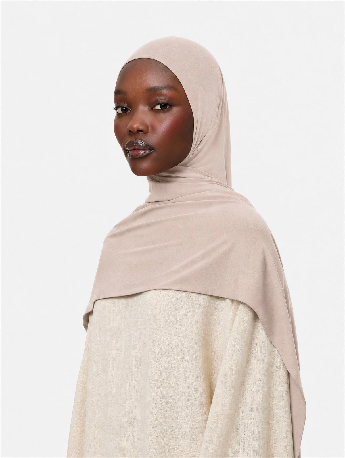 Premium Jersey Hijab Nude