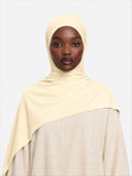 Premium Jersey Hijab Buttercream